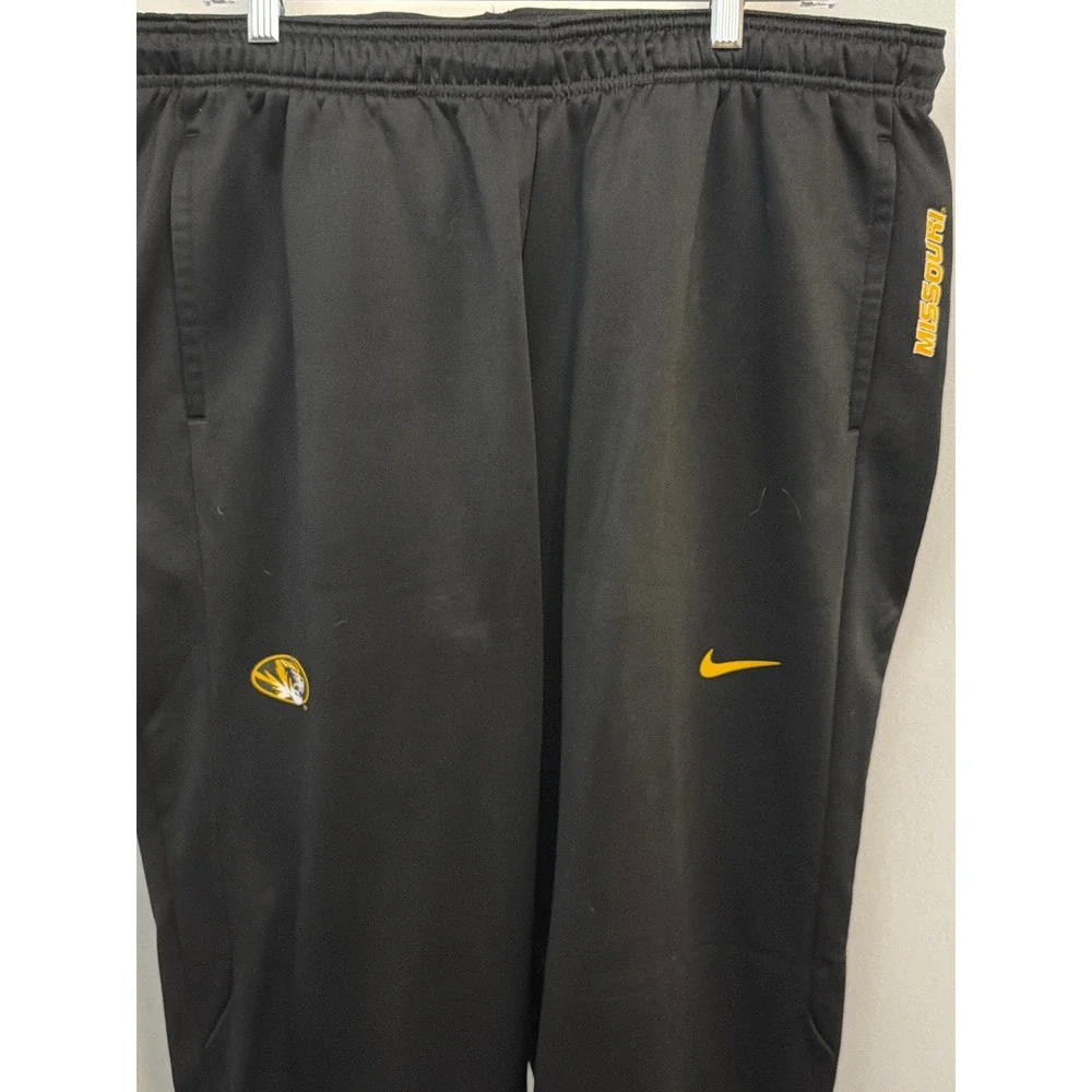 Nike Missouri Tigers Mizzou Therma-FIT Pants Mens XXL Black 927780-010